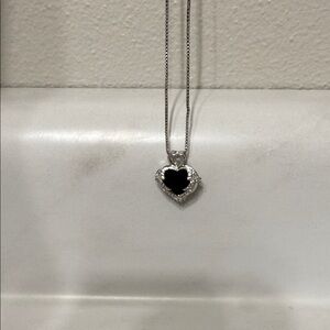 Elegant Silver Heart Pendant Necklace
